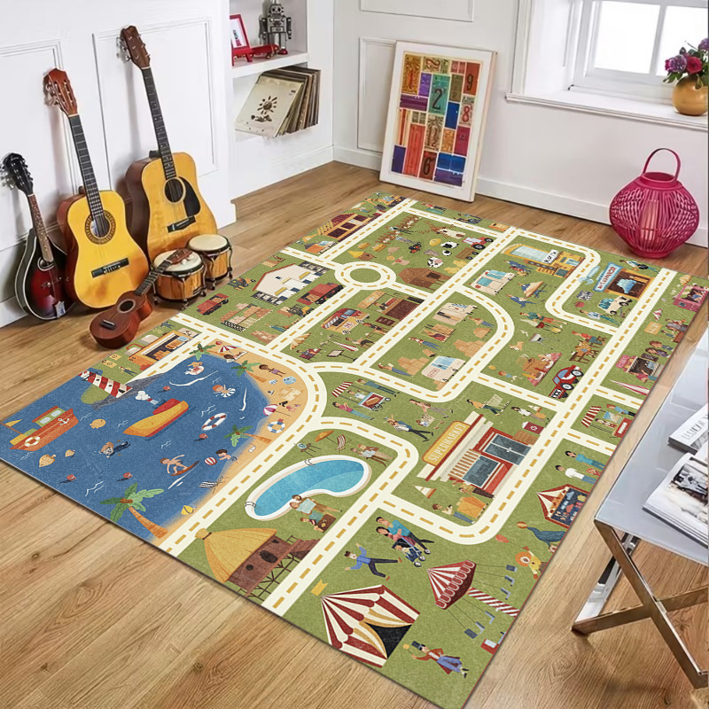 Kids City Road Map Print Non S - Commercial Road Printing avaliação e preço