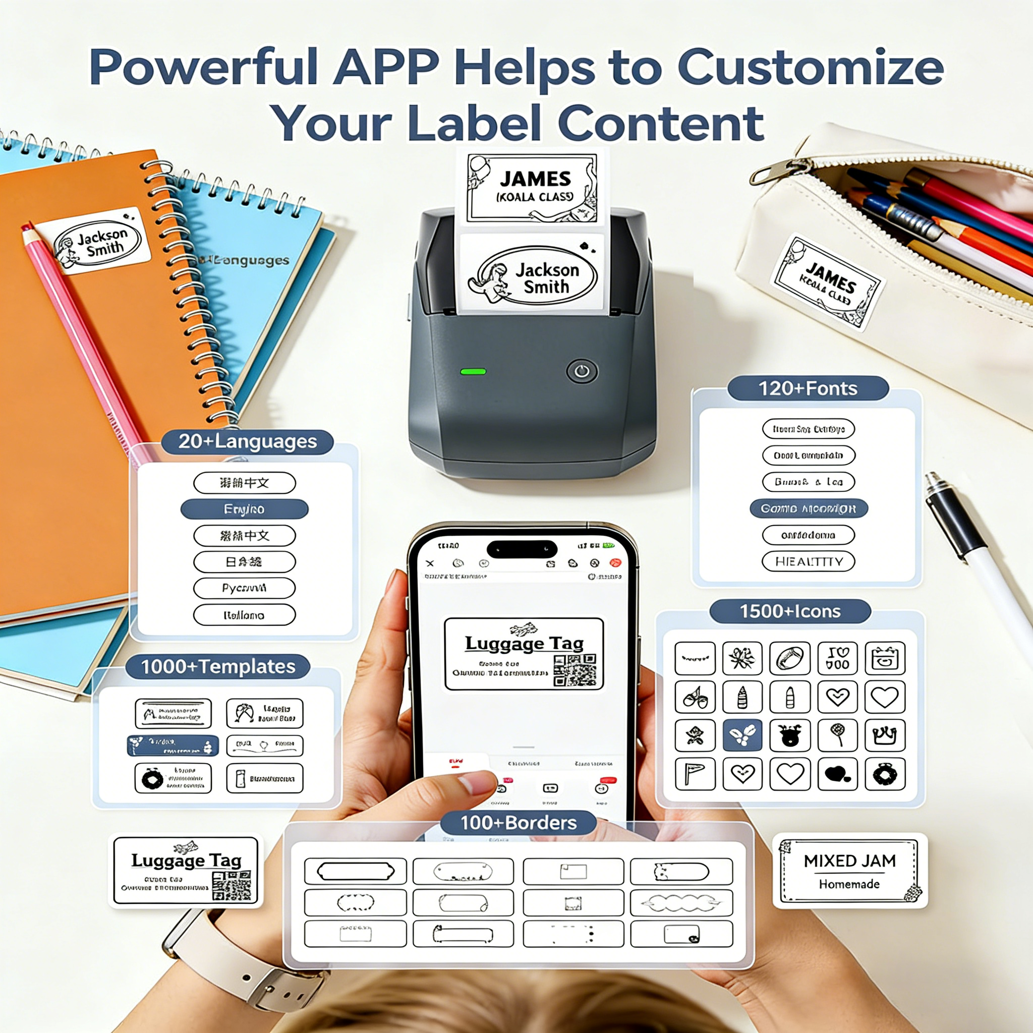 Niimbot B1/B1PRO Label Printer - Commercial Printing Dpi avaliação e preço