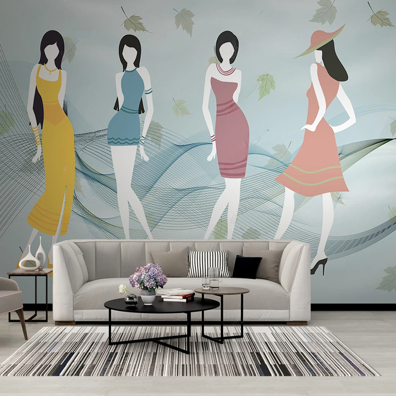 Custom Mural Modern fFresh Sho - Commercial Wallpaper Printing avaliação e preço