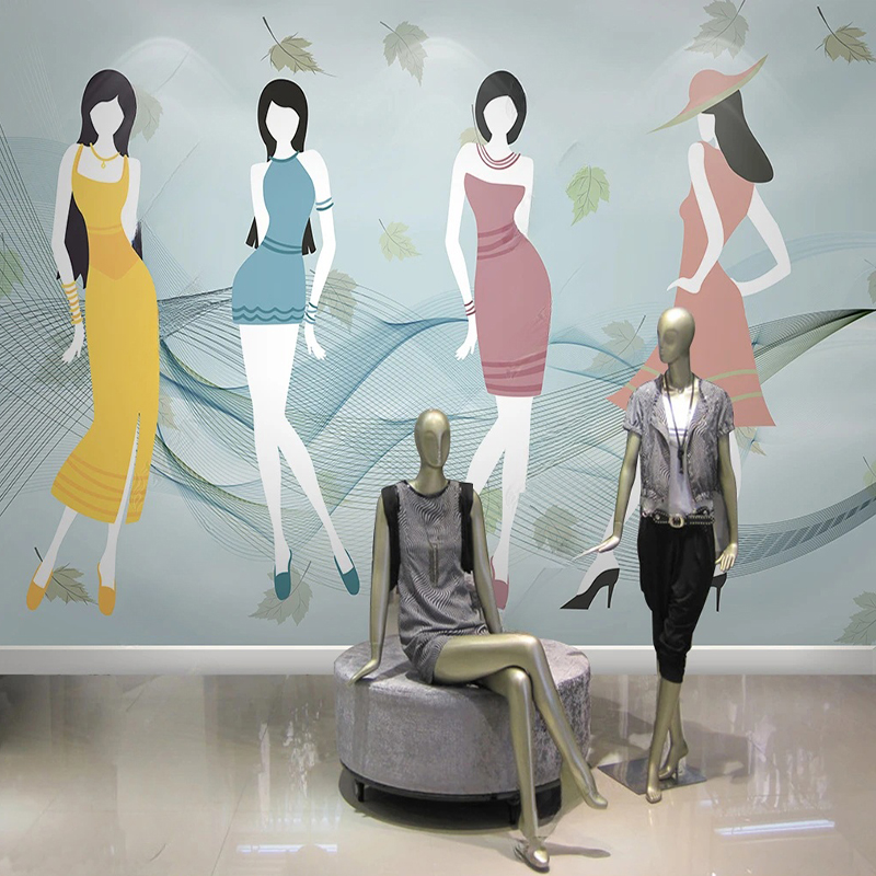 Custom Mural Modern fFresh Sho - Commercial Wallpaper Printing avaliação e preço