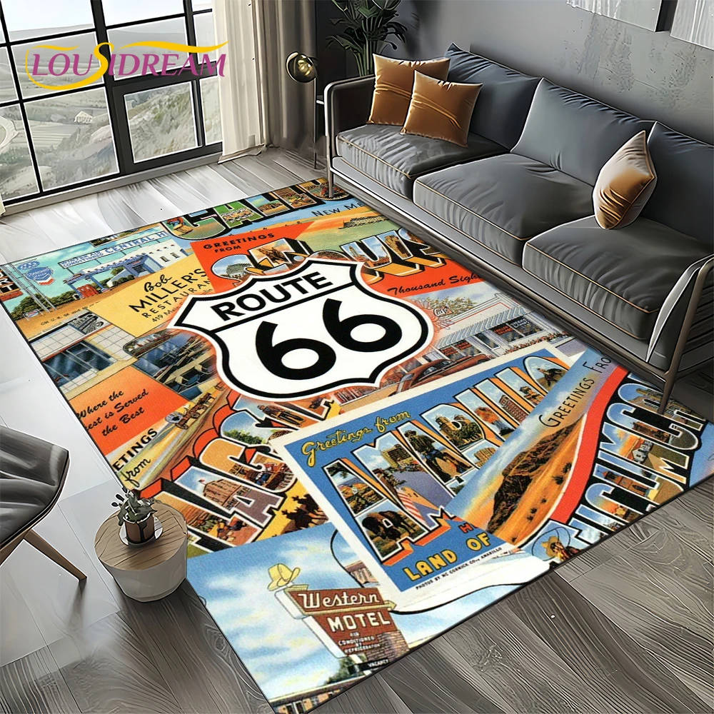 Retro America Historic Route 6 - Commercial Road Printing avaliação e preço