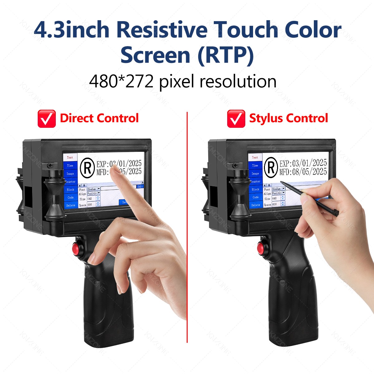 12.7mm Portable Inkjet Printer - Commercial Printing Images avaliação e preço