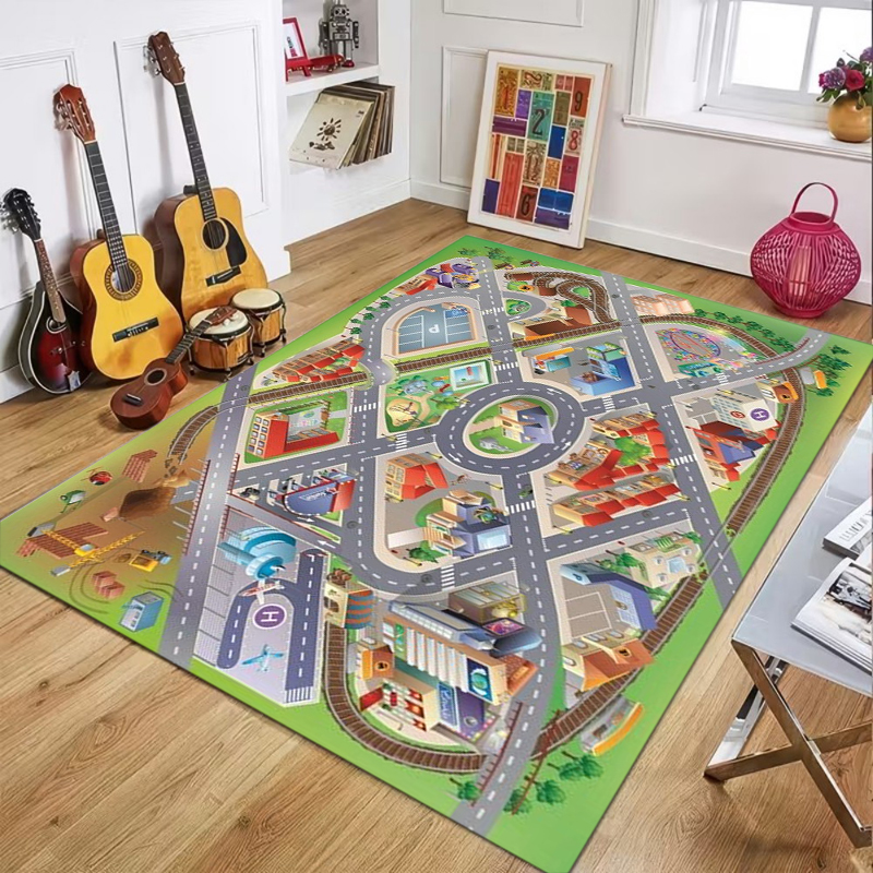 Kids City Road Map Print Non S - Commercial Road Printing avaliação e preço