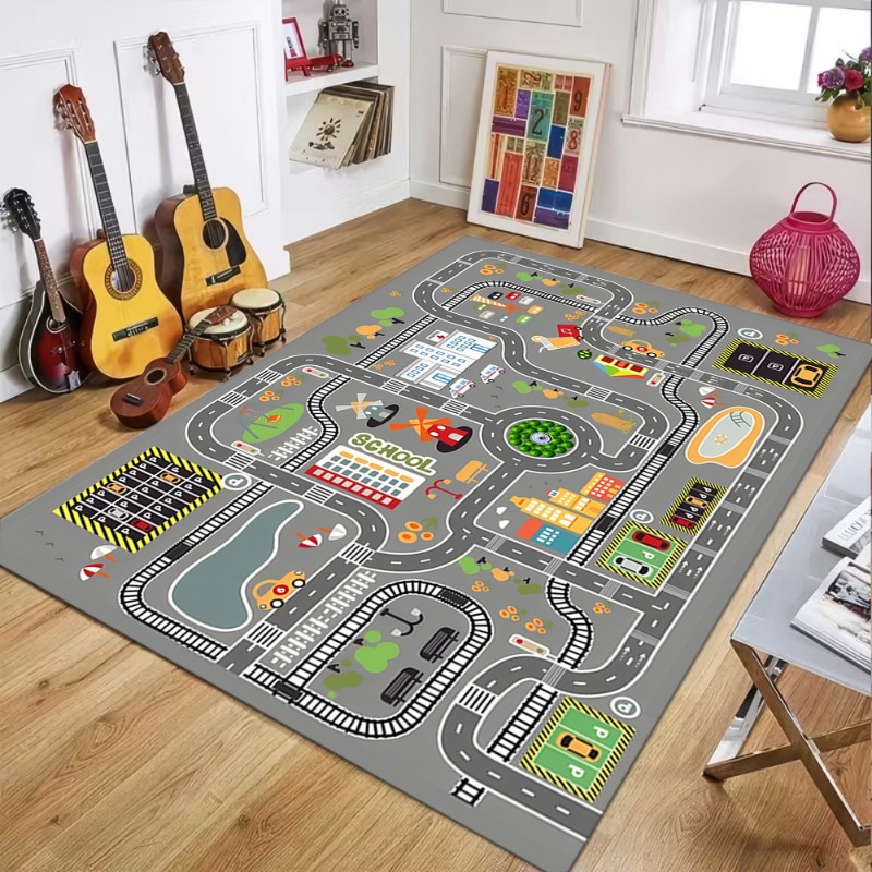 Kids City Traffic Road Game Ar - Commercial Road Printing avaliação e preço