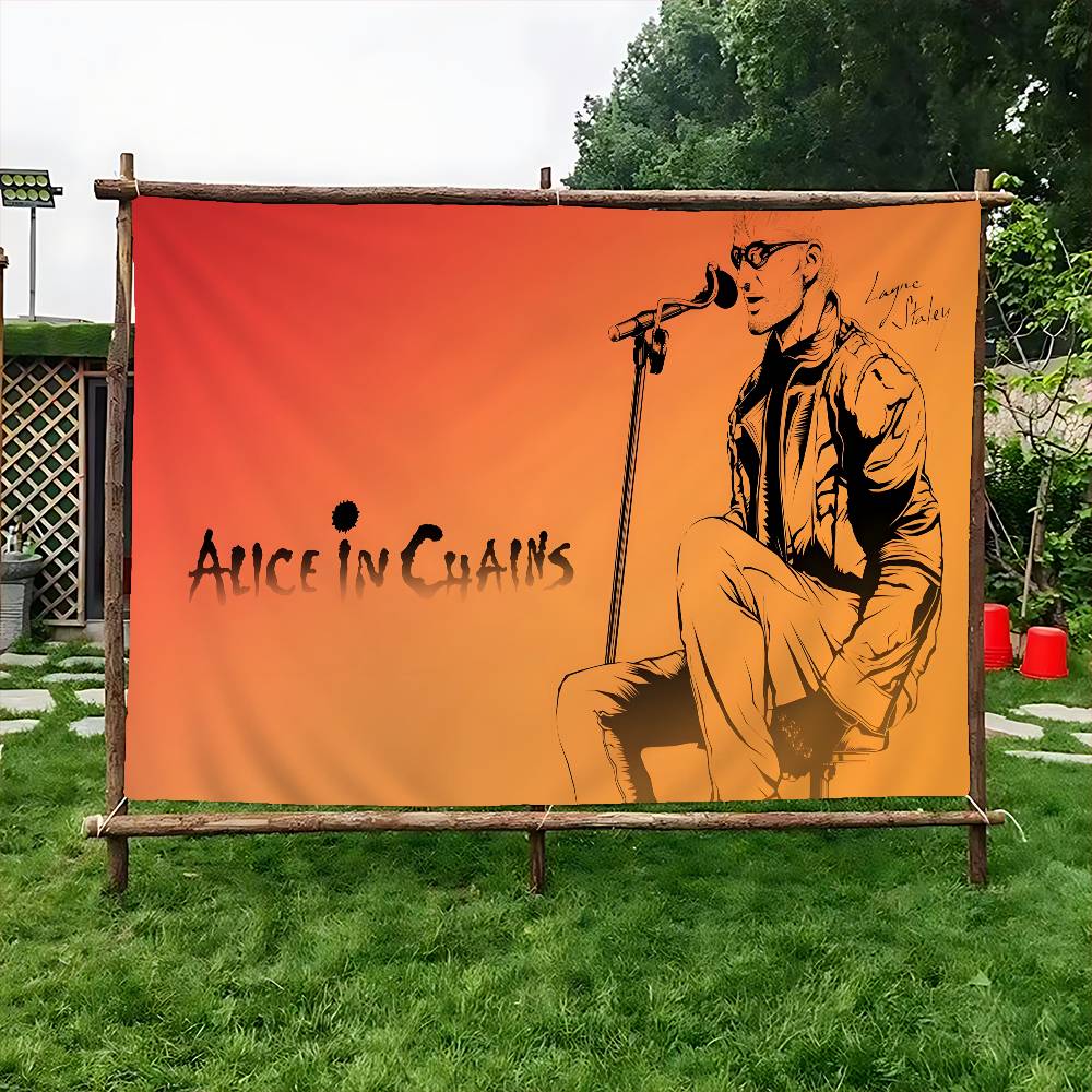 Retro Music Alice In Chains Ad - Commercial Printing Company avaliação e preço