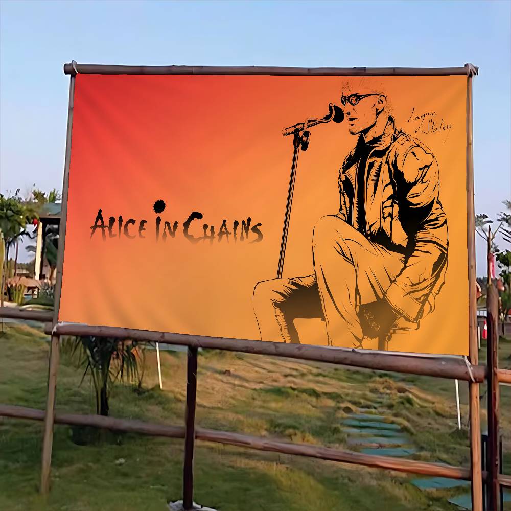 Retro Music Alice In Chains Ad - Commercial Printing Company avaliação e preço