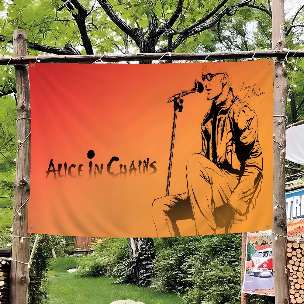 Retro Music Alice In Chains Ad - Commercial Printing Company avaliação e preço