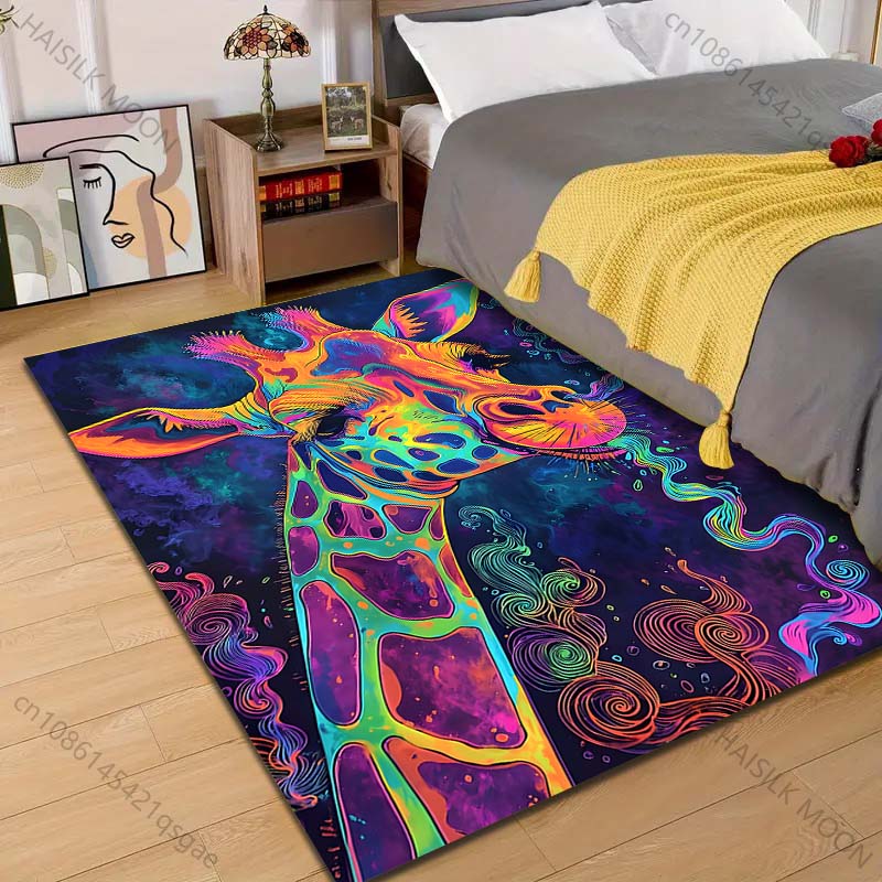 1PC Colorful artistic giraffe  - Commercial Printing Images avaliação e preço