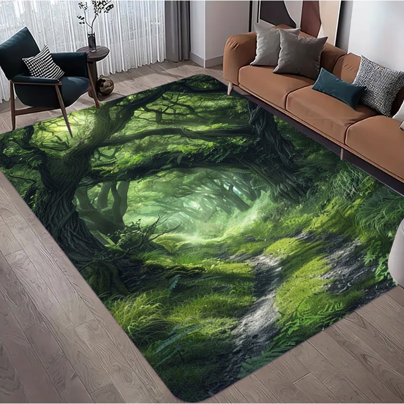 3D Optical Illusion Forest Pri - Commercial Road Printing avaliação e preço