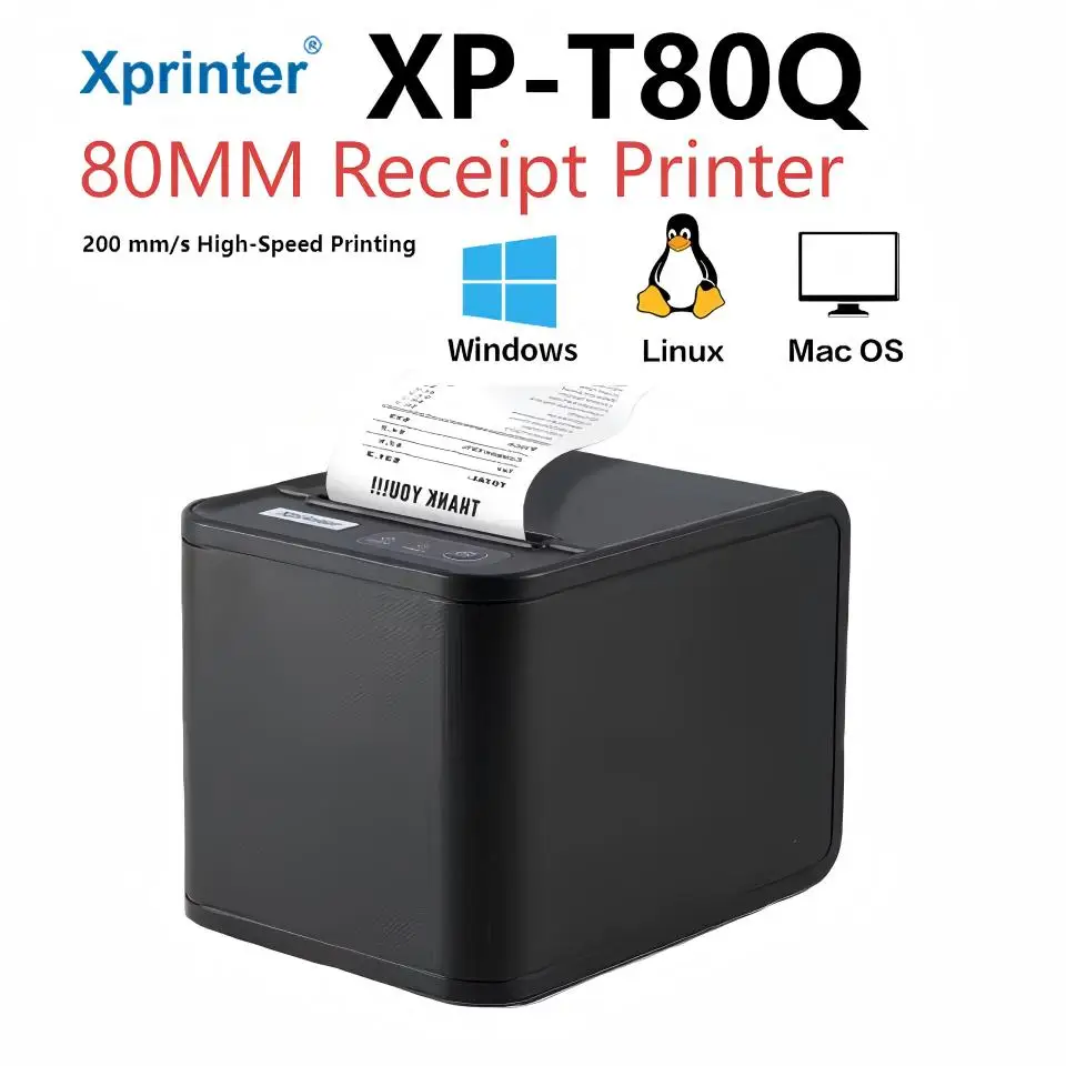 XP-T80 Restaurant Thermal Rece - Commercial Printing Dpi avaliação e preço