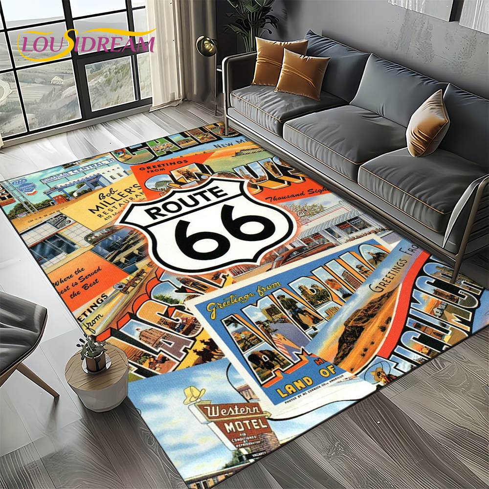 Retro America Historic Route 6 - Commercial Road Printing avaliação e preço