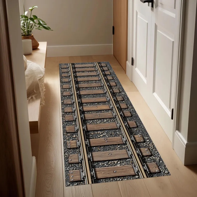 Racing Track Runner Rug City R - Commercial Road Printing avaliação e preço